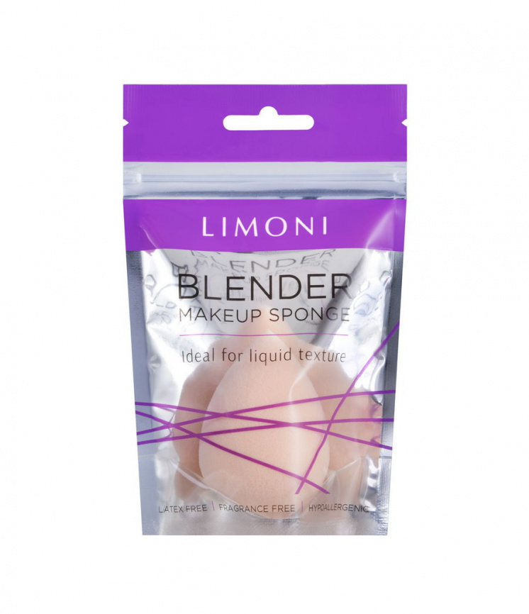 Спонж для макияжа, 1 шт | LIMONI Blender Makeup Sponge Ivory фото 1
