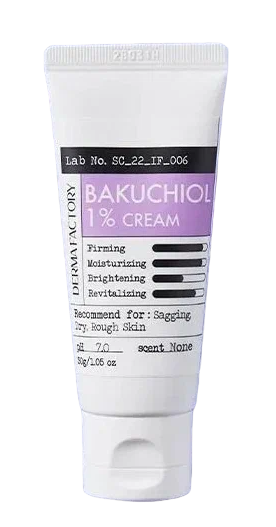 Питательный крем с бакучиолом, 30 мл | Derma Factory Bakuchiol 1% Cream фото 1