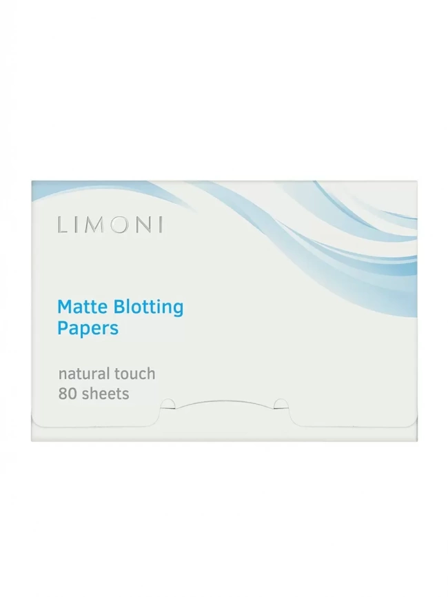 Матирующие салфетки для лица, 80 шт | LIMONI Matte Blotting Papers White фото 1