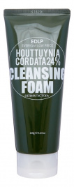 Пенка для умывания с экстрактом хауттюйнии, 120 гр | Derma Factory Houttuynia Cordata 24% Cleansing Foam