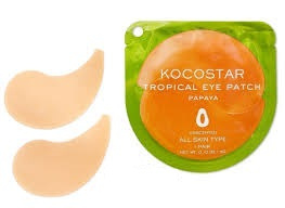 Гидрогелевые патчи для глаз Тропические фрукты (Папая), 1 пара | Kocostar Tropicla Eye Patch (Papaya)