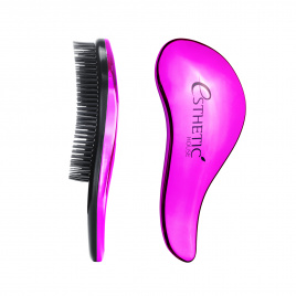 Расческа для волос пластиковая розовая, 18*7см | ESTHETIC HOUSE HAIR BRUSH PINK