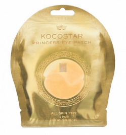 Гидрогелевые патчи для глаз (Золотые), 1 пара | Kocostar Princess Eye Patch (Gold) Singl