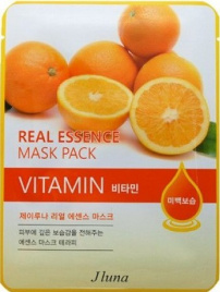 Маска тканевая с витаминами, 25 мл | JLuna Real essence mask pack vita