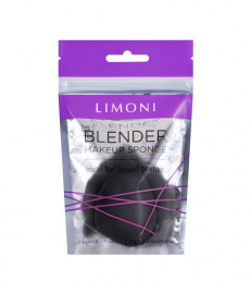 Спонж для макияжа, 1 шт | LIMONI Blender Makeup Sponge Black