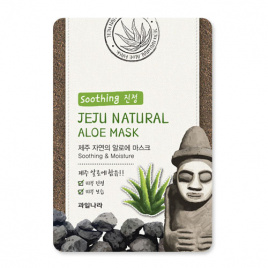 Маска для лица увлажняющая алоэ, 20 мл | WELCOS Jeju Natural Aloe Mask