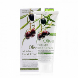 Крем для рук увлажняющий с экстрактом оливы, 100 мл | FoodaHolic Olive Moisture Hand Cream