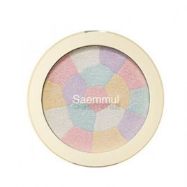 Хайлайтер минеральный, 8 гр | THE SAEM Saemmul Luminous Multi Highlighter 01. Pink White