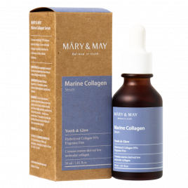 Сыворотка антивозрастная с морским коллагеном, 30 мл | Mary&May Marine Collagen Serum