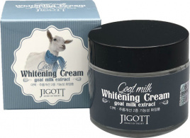 Крем для лица осветляющий с козьим молоком, 70 мл | JIGOTT GOAT MILK Whitening Cream