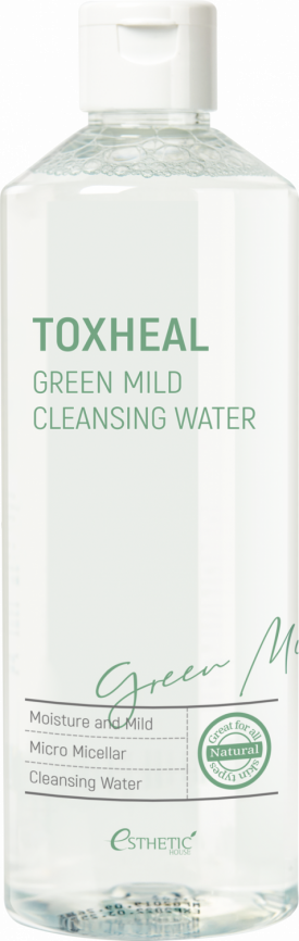 Жидкость для снятия макияжа, 530 мл | ESTHETIC HOUSE Toxheal Green Mild Cleansing Water фото 1
