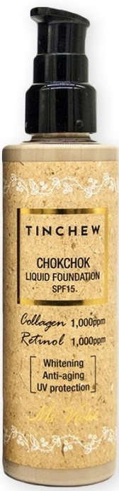Тональная основа с коллагеном и ретинолом, 110 гр | Tinchew Chok Chok #21 фото 2