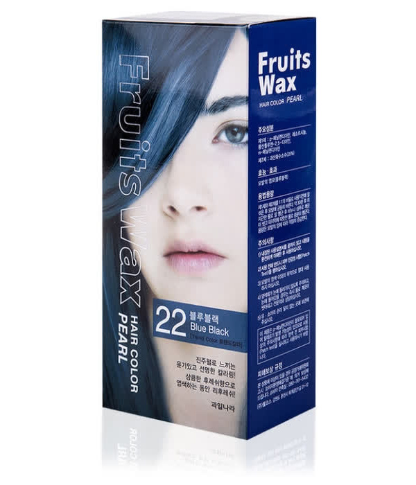 Краска для волос на фруктовой основе, 60мл+60гр | WELCOS Fruits Wax Pearl Hair Color #22 фото 1