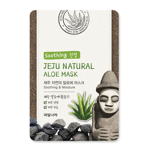Маска для лица увлажняющая алоэ, 20 мл | WELCOS Jeju Natural Aloe Mask фото 1