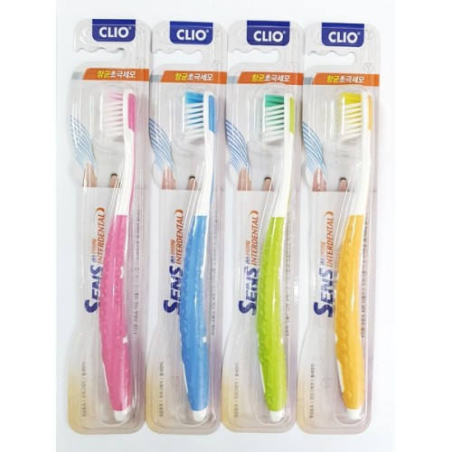Зубная щетка, 1 шт | CLIO Sens Interdental Antibacterial Ultrafine Toothbrush фото 1